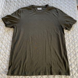 A Day's March Lyocell Tee in Olive Size XL